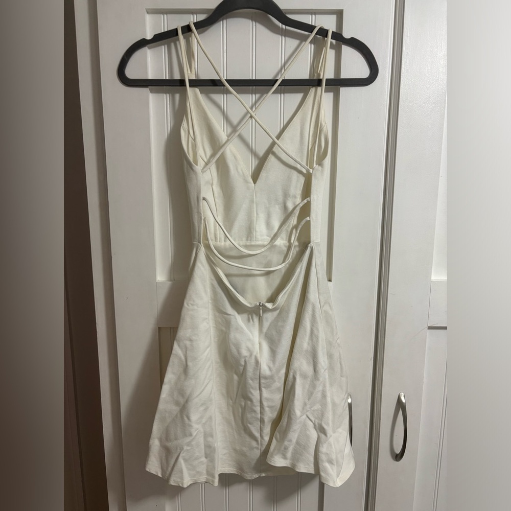 Sm Lulus white skater dress